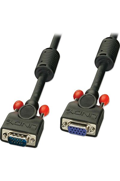 LİNDY VGA Kabel M/F schwarz 0.5m HD15 M/F DDC-f√§hig