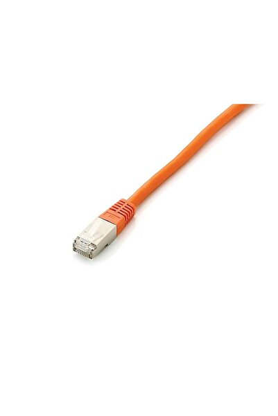 EQUIP Cablu patch Cat6A Plat.S/FTP 2xRJ45 5.00m portocaliu LSZH în pungă de p...