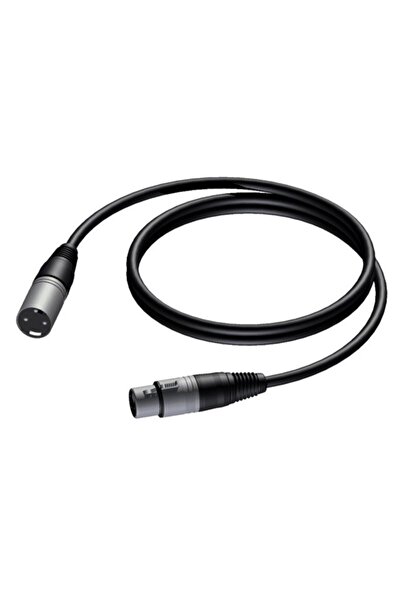 PROCAB Kabel XLR - XLR 0.5m czarny (CAB901/0.5)