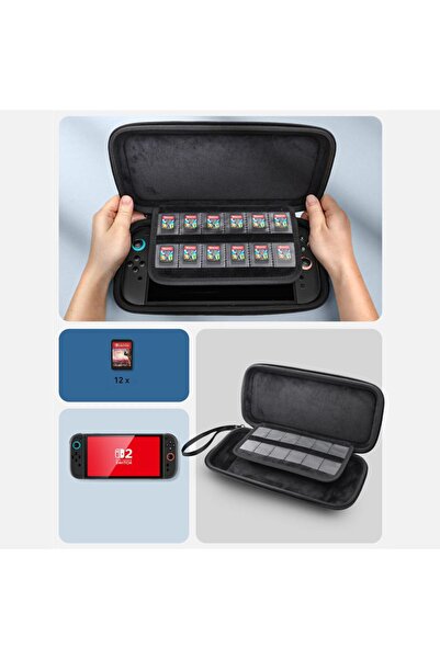 Supcase Geantă de transport pentru Mini Nintendo Switch 2 Negru