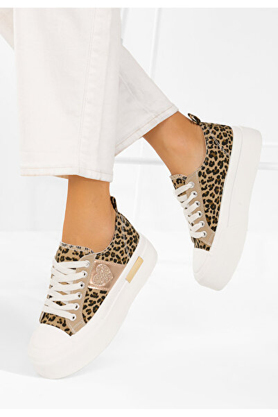B T Shoes Sneakers cu platformă Anasty leopard