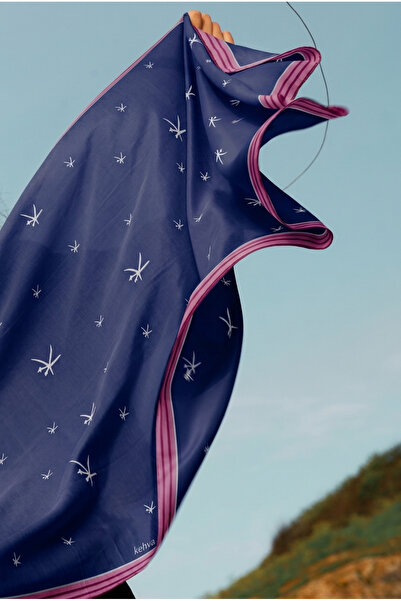 kehva 50% Silk 50% Cotton Shawl – Seal Series Hijab Shawl