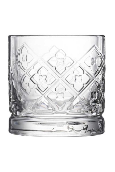 Generic Brand Set of 6 Patterned Cocktail Glasses