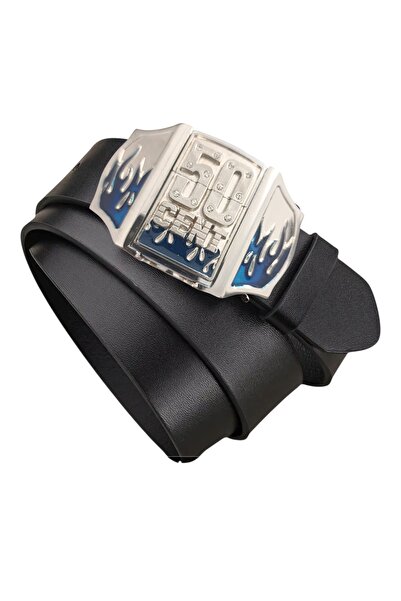 targay Cowboy Buckle Jeans Belt with Lighter