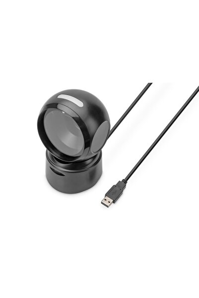 Assmann DIGITUS Scanner de birou cu coduri de bare 2D USB compatibil cu codur...