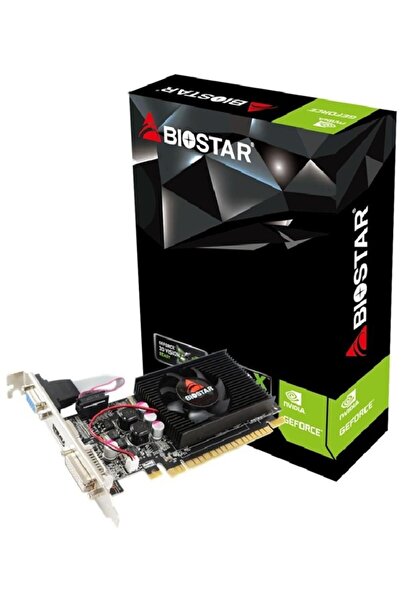 Biostar Placă video GeForce 210, 1GB, GDDR3, 64 biți, DVI-I, D-Sub, HDMI