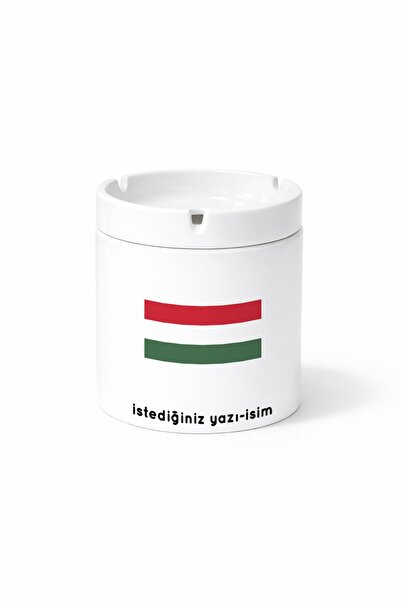 Kirbi Reklam Country Hu Hungary Hungary Flag Flag Double Sided Printed Porcel...