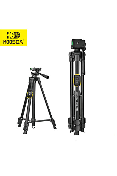 Koosda KSD-280 S Extendable Tripod with Wireless Remote Control and Phone Hol...