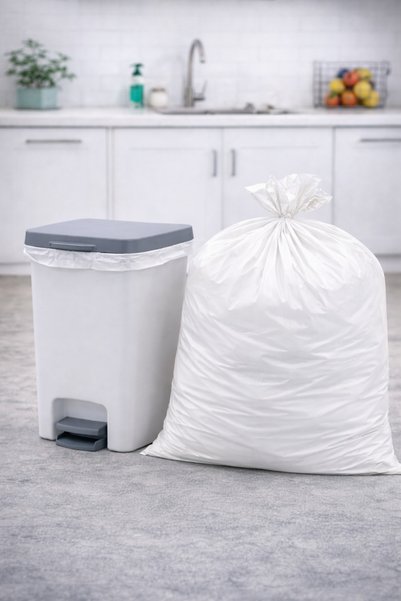 MSE HOLD 40x50 Küçük Boy Çöp Poşeti 5 Rulo 200 Adet Dayanıklı Sızdırmaz Çöp Torbası