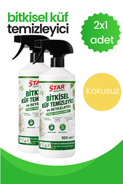 2'li Bitkisel Küf Temizleyici ve Beyazlatıcı Sprey 950 ml - KOKUSUZ