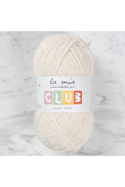 LA MİA YARNS La Mia Club Krem El Örgü İpi - 603