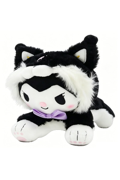 JOGAMS Kuromi Plush Toy Soft Stuffed Cartoon Doll Cute Gothic Kawaii Pillow G...