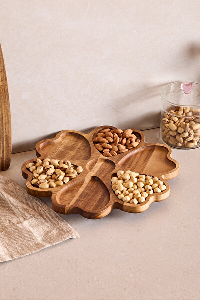 Perotti Std-Acacia Rotating Heart Presentation Stand 30 cm