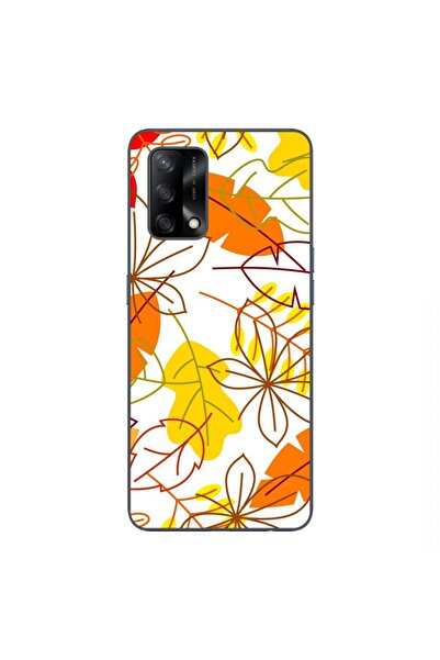 OEM Husa compatibila cu Oppo A74 4G Silicon Gel Tpu Model Autumn Vivid Leaves