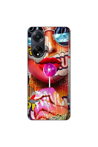 OEM Husa compatibila cu Oppo A98 5G Silicon Gel Tpu Model Pop Art Lolipop