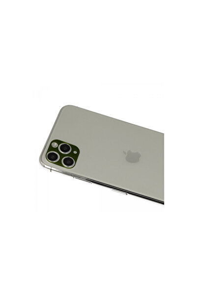 TİMİON iPhone 11 Pro Max Rainbow Camera Lens Protection Glass - Green Please ...