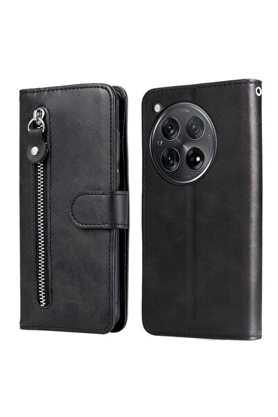 sscase Zipper Θήκη Πορτοφόλι Black (OnePlus 12R 5G)