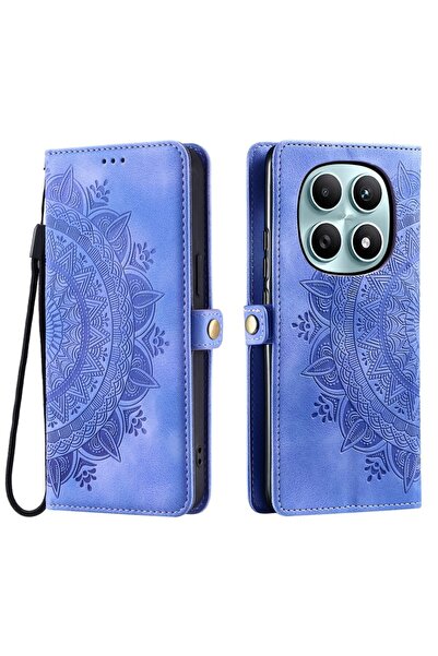 sscase Mandala Flower Θήκη Πορτοφόλι Purple (Xiaomi Redmi Note 15 4G)