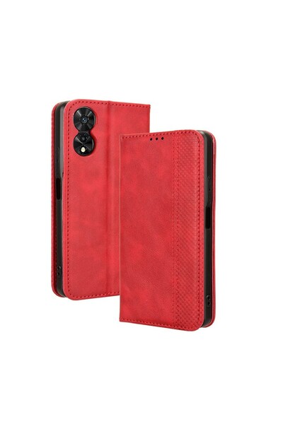 sscase Retro Θήκη Βιβλίο Red (TCL 505)