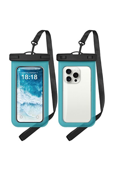sscase Αδιάβροχη Θήκη για Smartphone έως 7.0 inches Light Blue (Universal Wat...