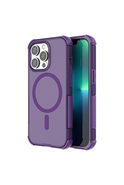 sscase Anti Drop Magsafe Σκληρή Θήκη Ημιδιάφανη Purple (Apple iPhone 13 Pro)