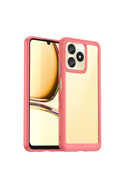 sscase Colorful Series Θήκη Σιλικόνης Coral (Realme C51)