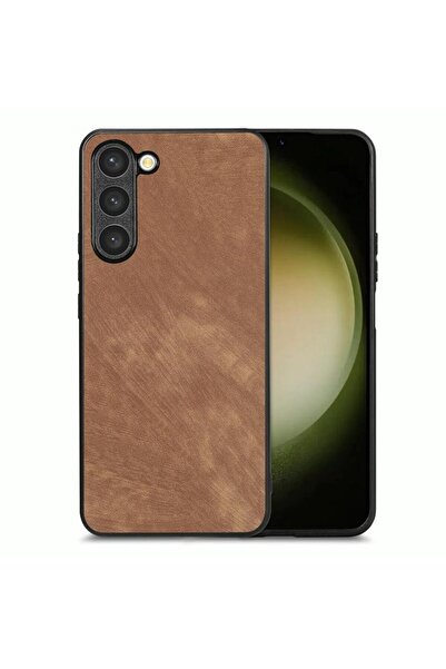 sscase Vintage Leather Σκληρή Θήκη Brown (Samsung Galaxy S23 FE 5G)