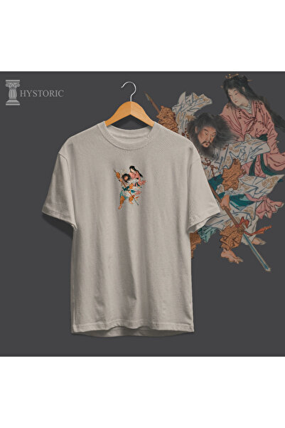 Hystoric Wear Japanese Mythology (Izanami and Izanagi) Printed Oversize T-Shirt