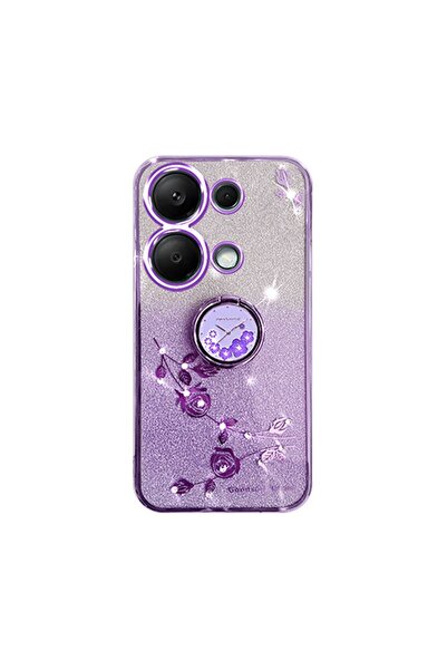 sscase Gradient Glitter Θήκη Σιλικόνης με Δαχτυλίδι Purple (Xiaomi Redmi Note...