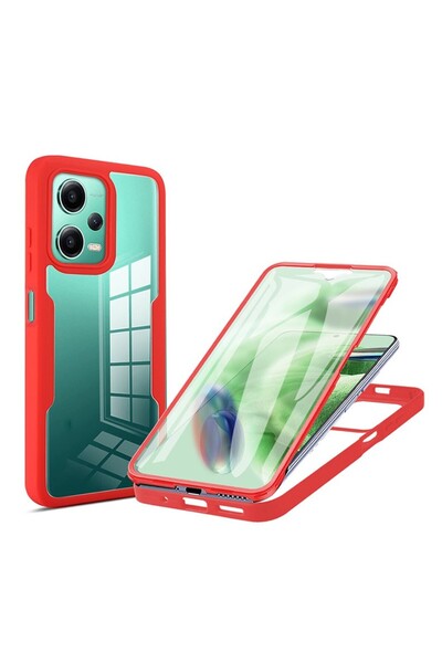 sscase Full Protection Σκληρή Θήκη Red (Xiaomi Redmi Note 12 5G/Poco X5 5G)