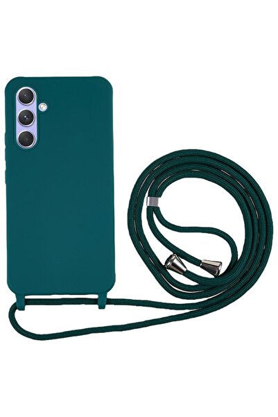 sscase Candy Colors Θήκη Σιλικόνης με Λουράκι Dark Green (Samsung Galaxy A25 5G)