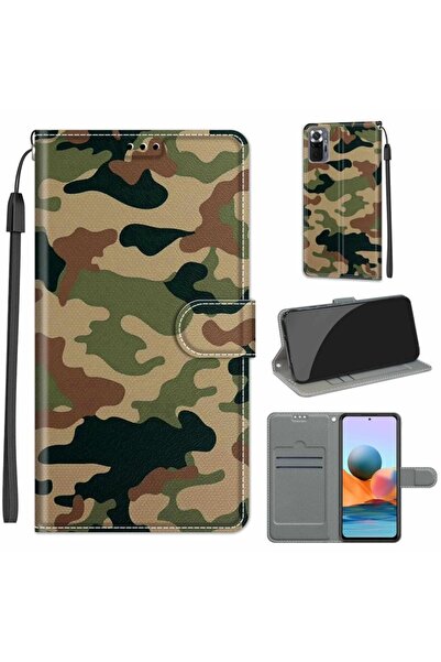 sscase Colored Drawing Θήκη Πορτοφόλι Camouflage (Xiaomi Redmi Note 10 Pro)