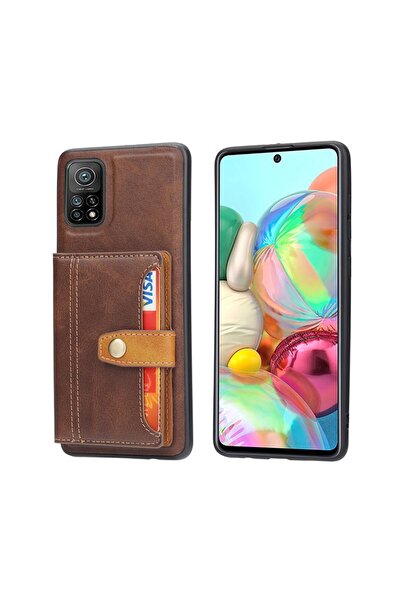 sscase Calfskin Color Matching Σκληρή Θήκη με Πορτοφόλι Brown (Xiaomi Redmi N...