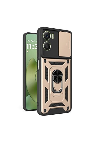 sscase Sliding Camera Σκληρή Θήκη με Δαχτυλίδι Gold (Motorola Moto G06 4G)