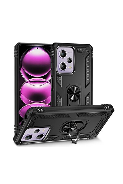 sscase Protective Case Σκληρή Θήκη με Δαχτυλίδι Black (Xiaomi Redmi Note 12 P...