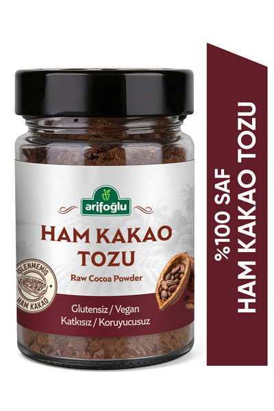 Arifoğlu Ham Kakao Tozu 140 gr. Doğal ve Katkısız