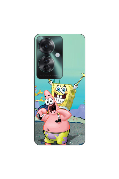 OEM Husa compatibila cu Oppo Reno11 F 5G Silicon Gel Tpu Model Spongebob