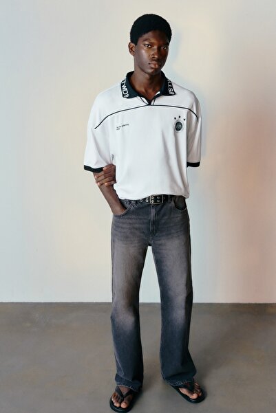 Pull & Bear STWD futbol Tişörtü