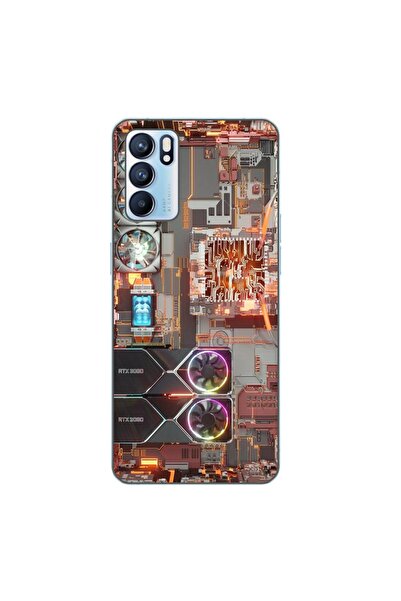 OEM Husa compatibila cu Oppo Reno6 5G Silicon Gel Tpu Model Motherboard