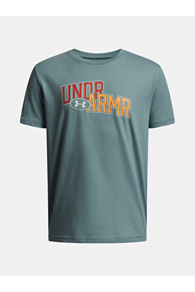 Under Armour Tricou de băieți UA OVERLAY WM SS-GRN