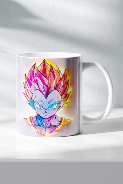 DekorHane Dragon Ball Anime Figured Porcelain, Son Goku Vegeta Themed, Gift T...
