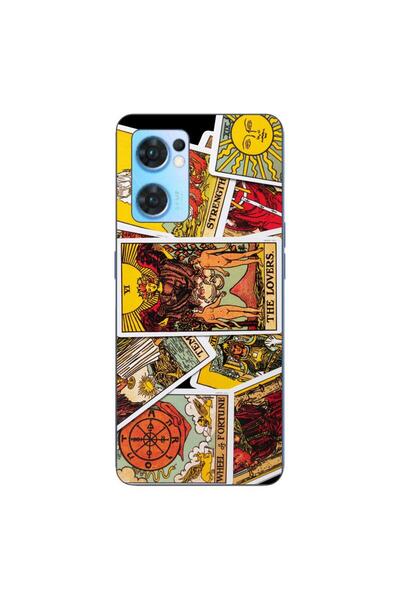 OEM Husa compatibila cu Oppo Reno7 5G Silicon Gel Tpu Model Carti Tarot