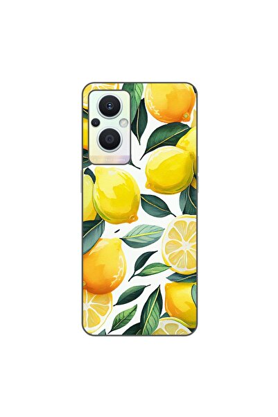 OEM Калъф, съвместим с Oppo Reno7 Lite, силиконов гел TPU, модел с десен на л...