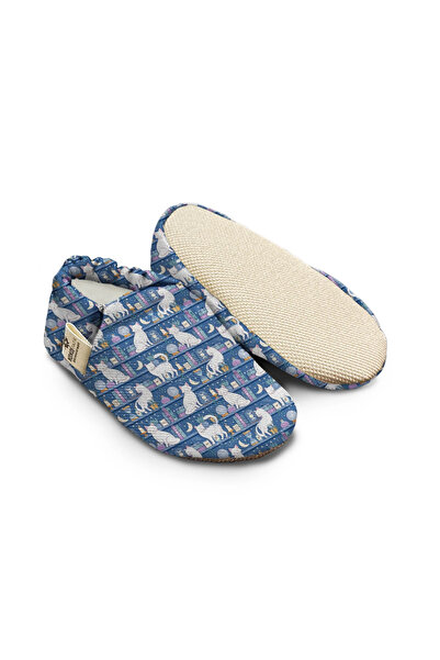 Kokopatik Bilge Desen Booties - Organic Cotton Baby Booties, Non-Slip Sole, N...