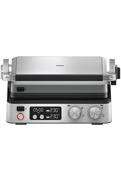 Braun Електрически грил MultiGrill CG7044, 2000 W, 3 режима на готвене, 2 нез...