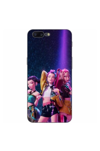 OEM Husa compatibila cu OnePlus 5 Silicon Gel Tpu Model KPop Demon Hunters Ru...
