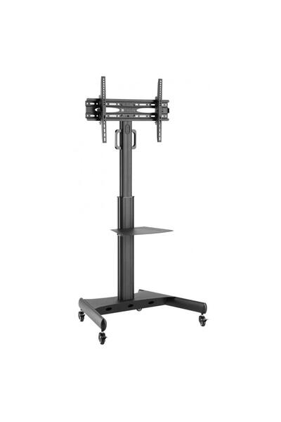 Techly ICA-TR35 Mobile TV Stand, 32"-65", Adjustable, 35 kg, Black