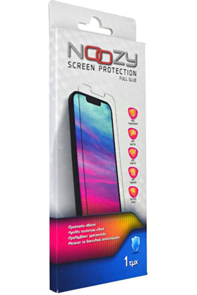 Other Noozy 0.33mm Σκληρυμένο Γυαλί με Πλήρη Κόλλα (iPhone 15 Plus / 16 Plus)