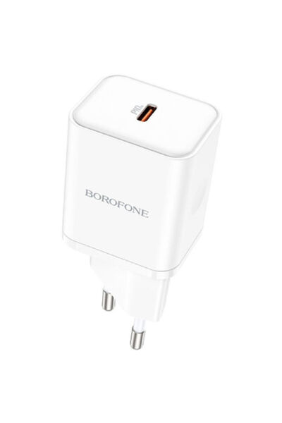 Borofone Φορτιστής Χωρίς Καλώδιο με Θύρα USB-C, 20W Power Delivery / Quick Ch...