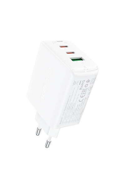 Acefast Ασύρματος Φορτιστής GaN με Θύρα USB-A και 2 Θύρες USB-C, Παροχή Ισχύο...